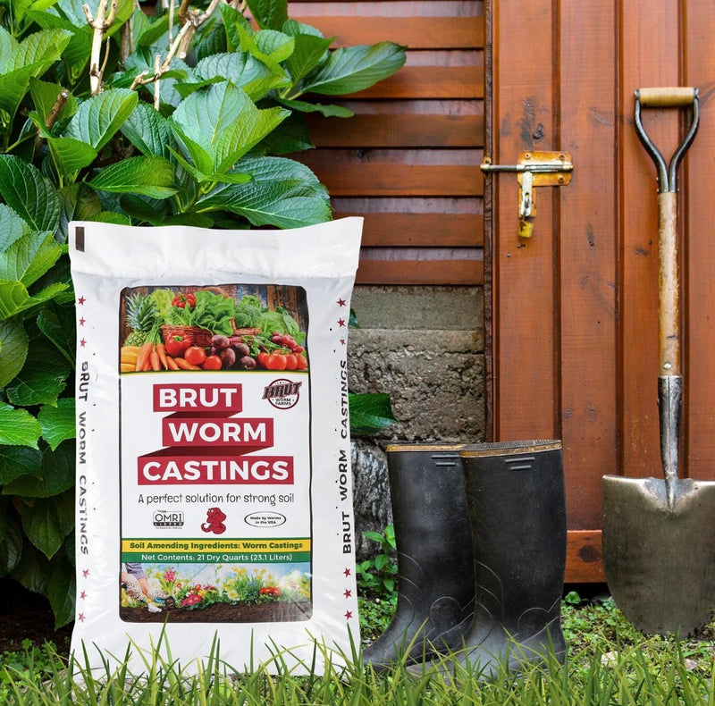 Organic Worm Castings All Natural Soil Builder 30 lb Bag