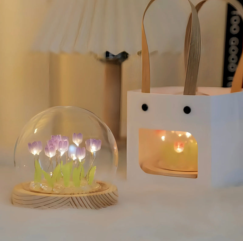 Tulip Night Light with 13 Flowers