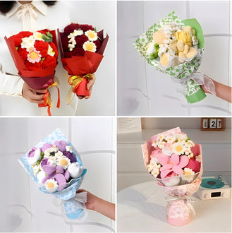 Handmade Crochet Flower Bouquet