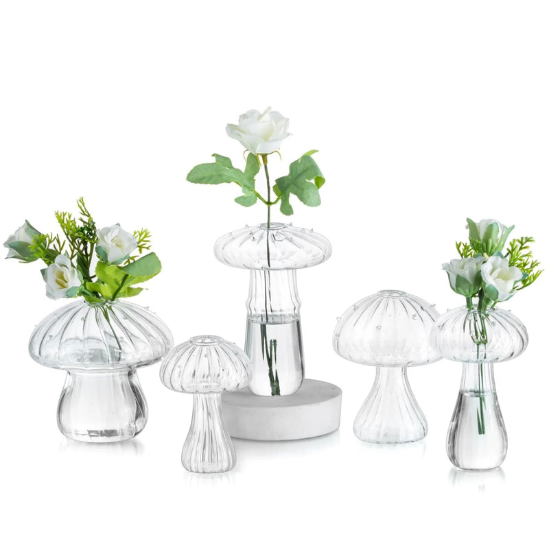 Mushroom Glass Vase