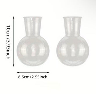 Glass Suction Cup Plant Vases – Set of 4