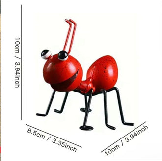 Metal Ant Garden Statues – Set of 4