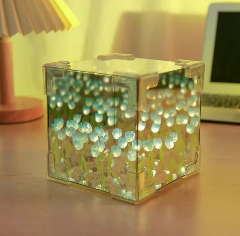 Tulip Night Light LED Mirror Lamp