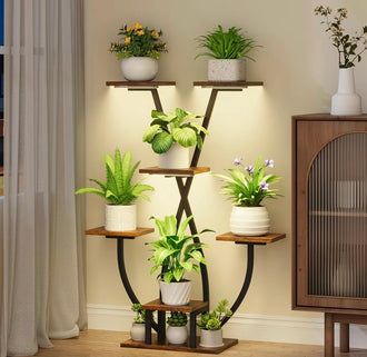 8 Tier Plant Stand with Grow Light