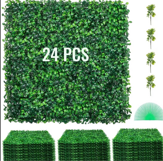 Artificial Boxwood Panels