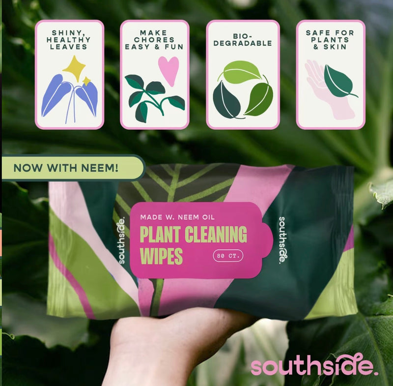 Neem Oil Infused Plant Cleaning Wipes