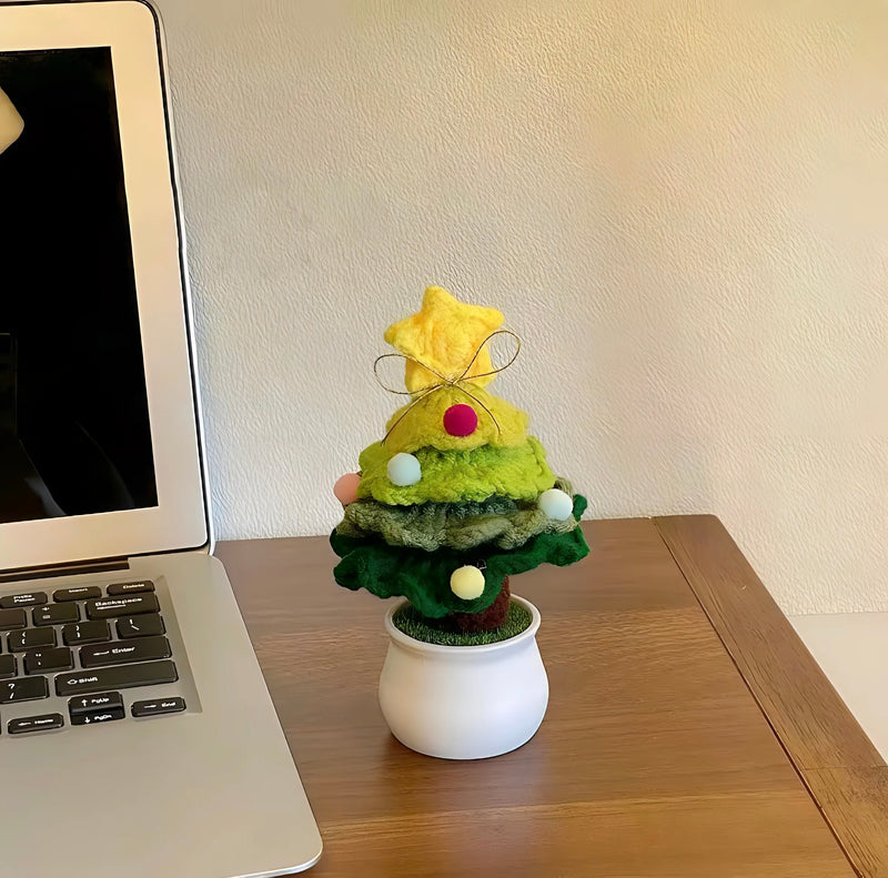 Handmade Crochet Potted Flowers