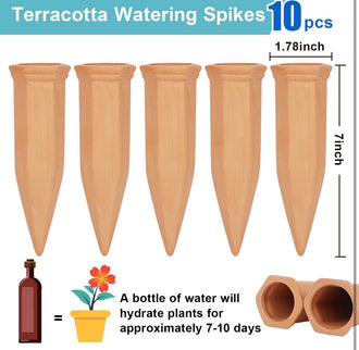 Terracotta Plant Watering Spikes