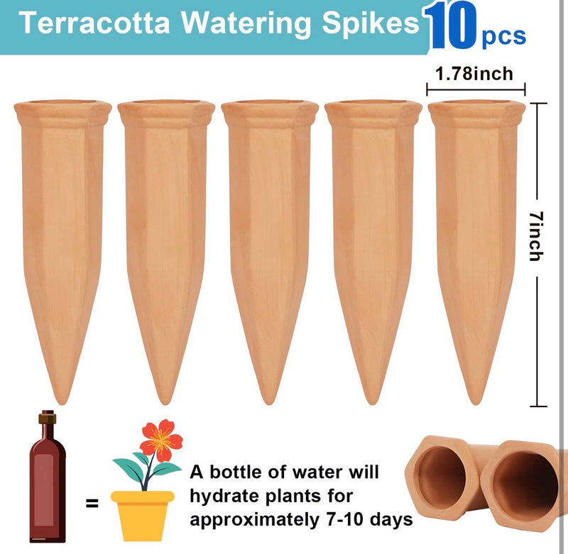 Terracotta Plant Watering Spikes