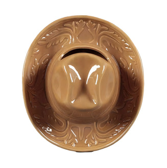 Ceramic Cowgirl Hat Vase