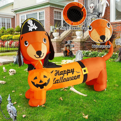 5 FT Halloween Dog Decoration Inflatable
