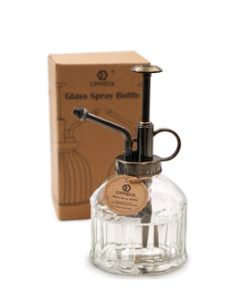 Transparent Glass Watering Spray Bottle Plant Mister