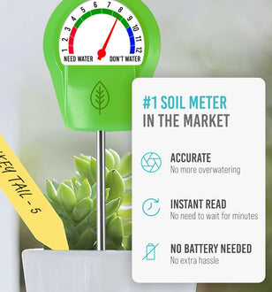 Plant Moisture Meter for Indoor and Outdoor Plants