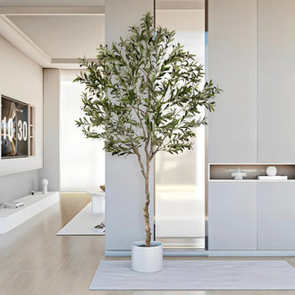 Fluffy Artificial Olive Tree