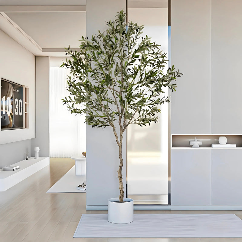 Fluffy Artificial Olive Tree