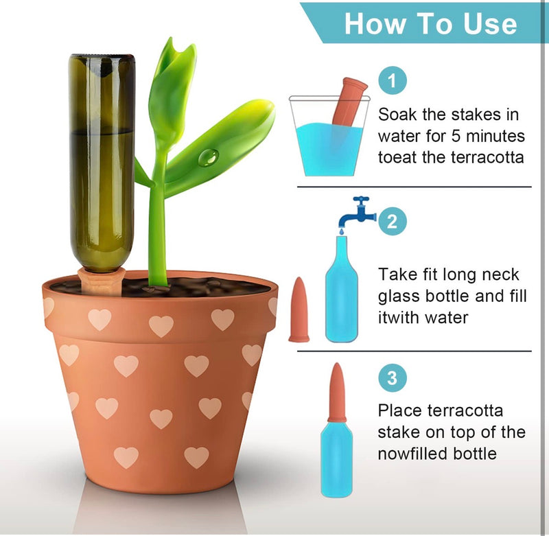 Terracotta Plant Watering Spikes
