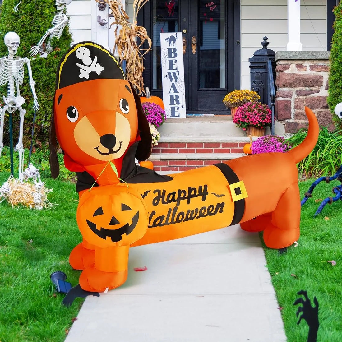 5 FT Halloween Dog Decoration Inflatable