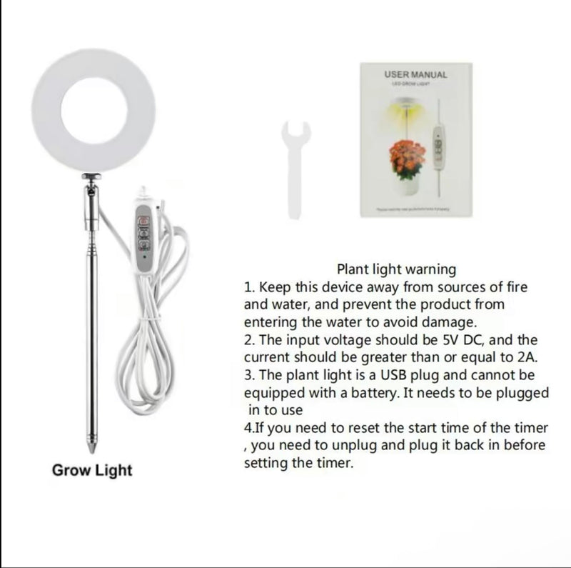 USB LED Plant Growth Light