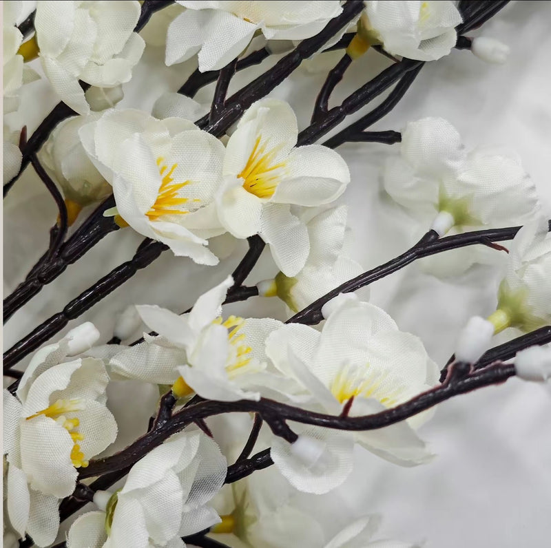Artificial White Plum Blossoms