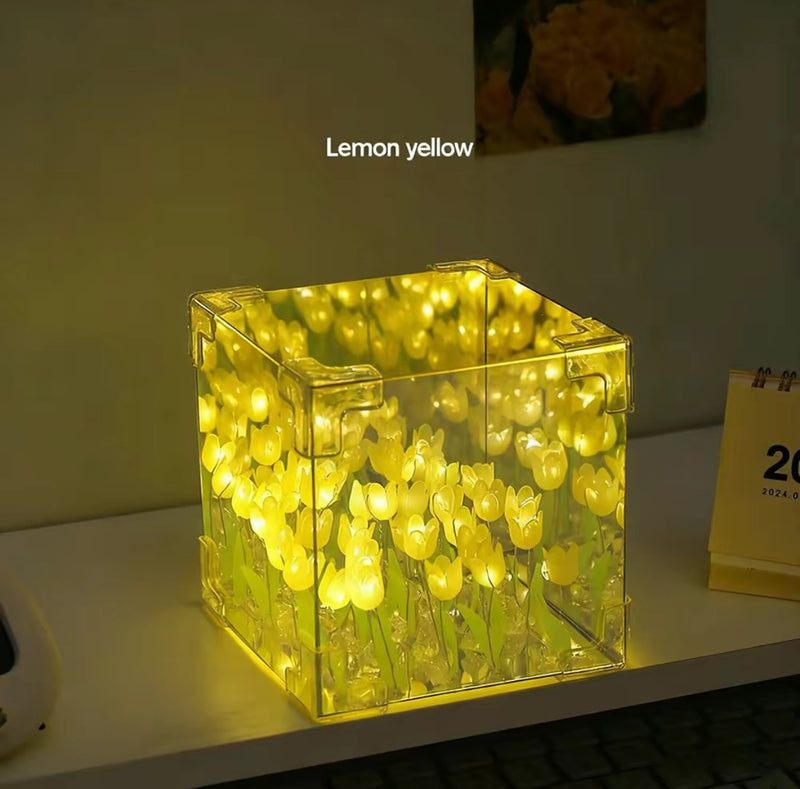 Tulip Night Light LED Mirror Lamp