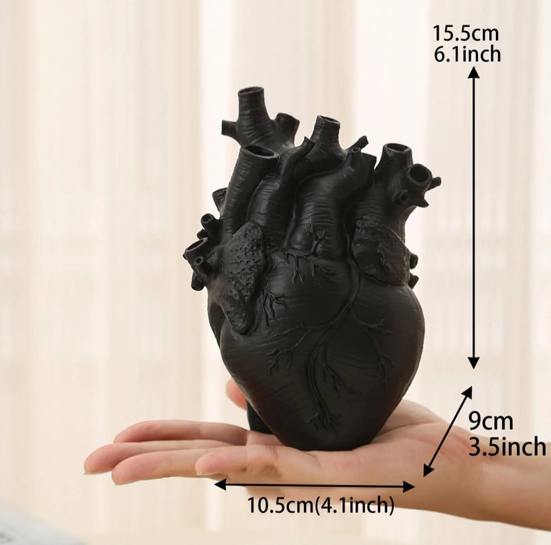 Heart Organ Design Flower Vase
