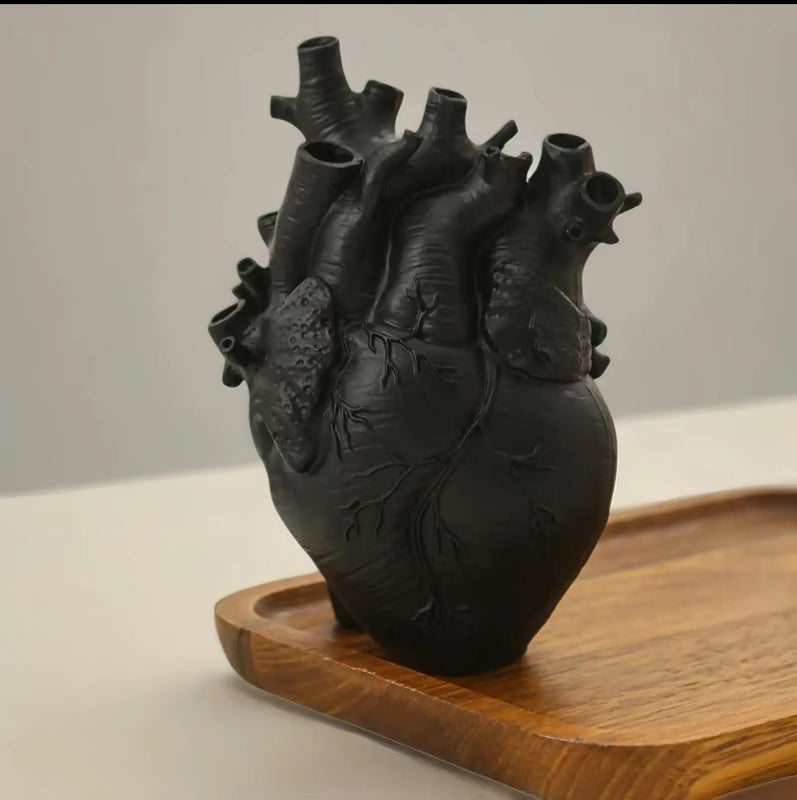Heart Organ Design Flower Vase
