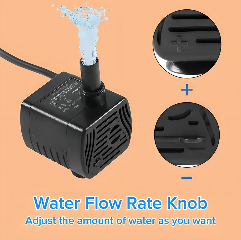 Eternal Serenity Greek LED Fountain with Lion Art and Planter