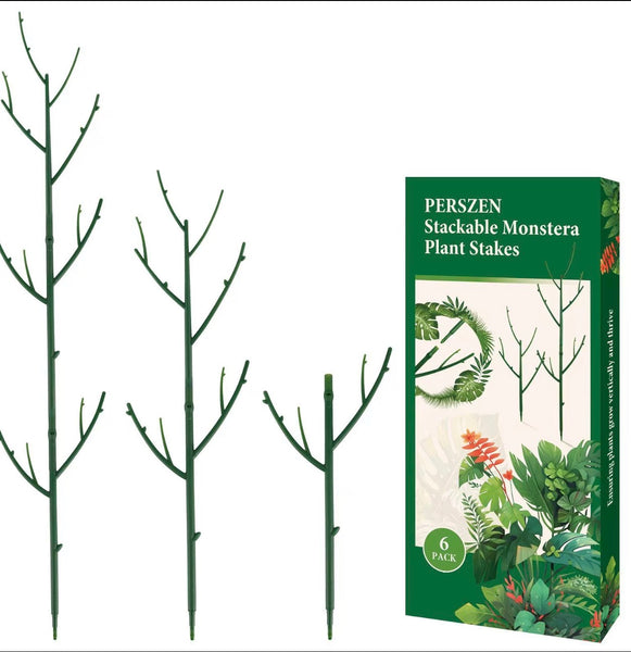 Stackable Monstera Plant Stakes 6PCS