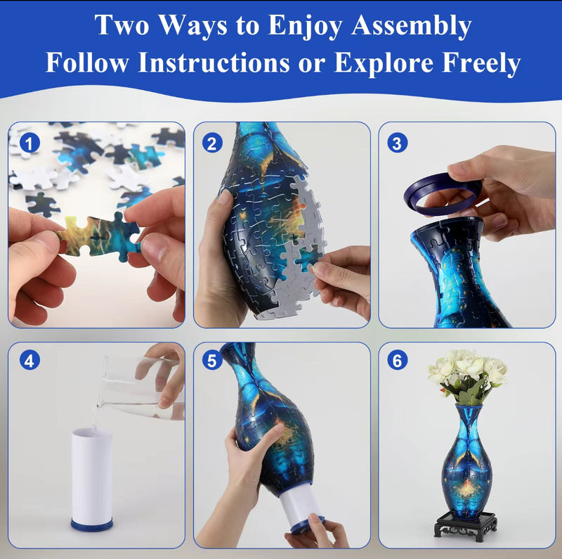 3D Puzzle Vase