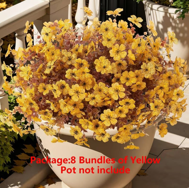 8 packs Artificial Flowers