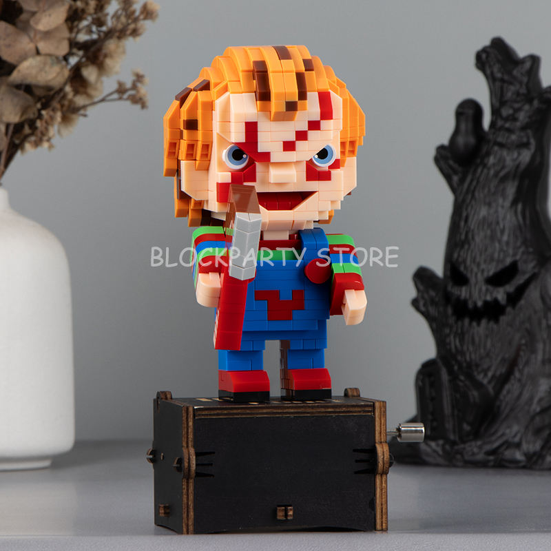 Horror Icon Block Figures