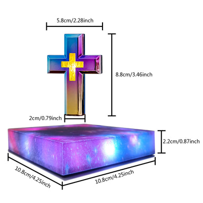 Magnetic Levitation Cross RGB