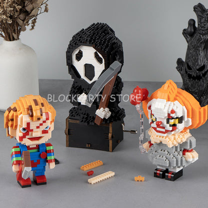 Horror Icon Block Figures