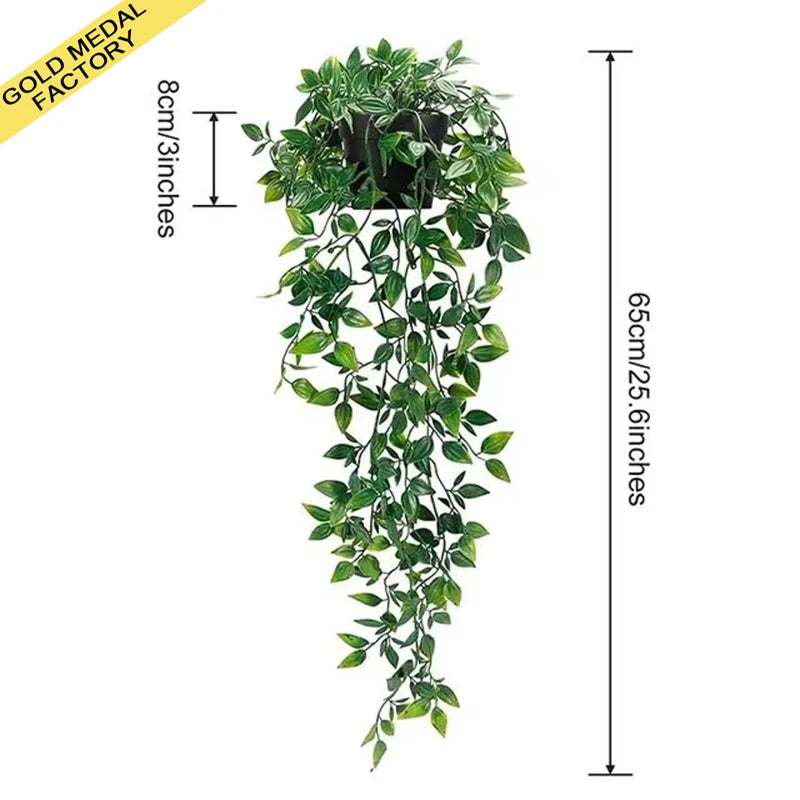 Artificial Hanging Plants Set of 3