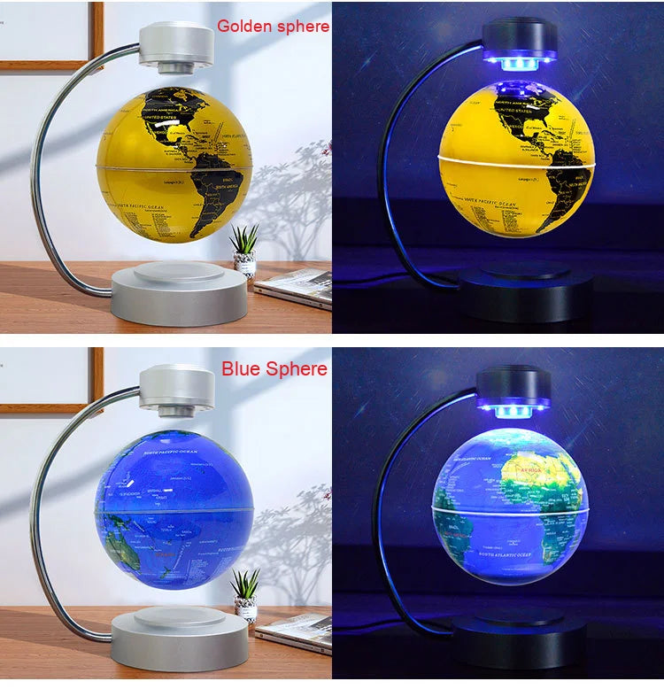 Magnetic Levitation Globe Design 2