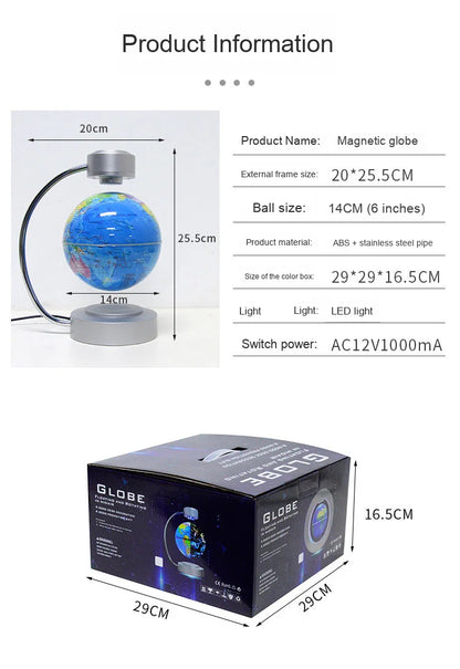 Magnetic Levitation Globe Design 2