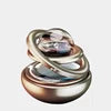 Hot Sale Levitation Crystal Ball Car Aromatherapy Diffuser Solar Energy Automatic Rotating Double Ring Popular Scent Dispenser