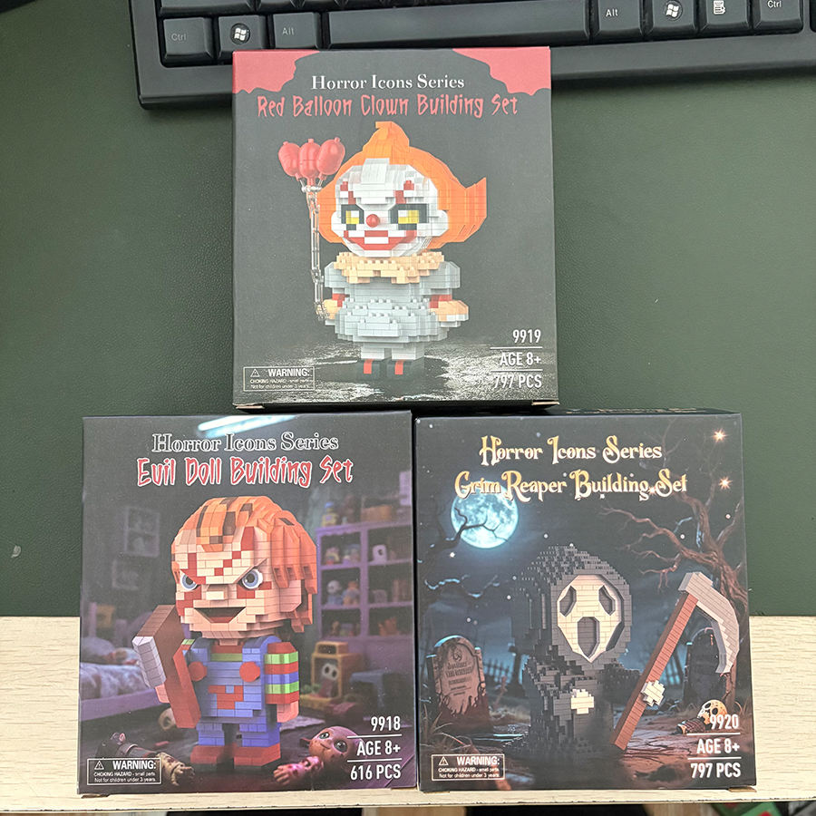 Horror Icon Block Figures