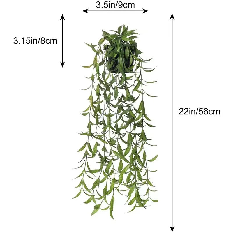 Artificial Hanging Plants Set of 3