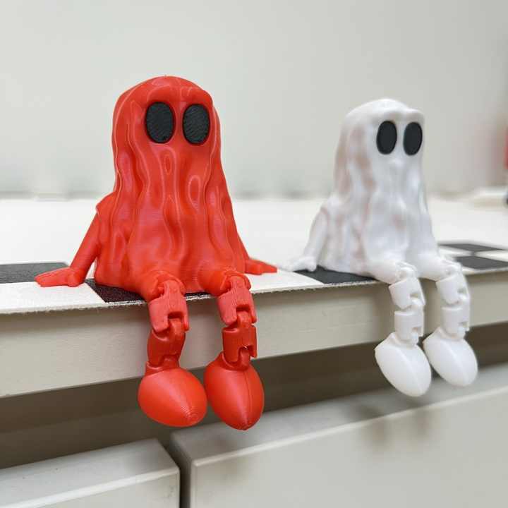 Jointed 3D-Printed Halloween Ghost