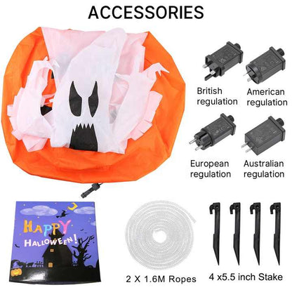 Pumpkin Ghost Inflatable Halloween Decoration