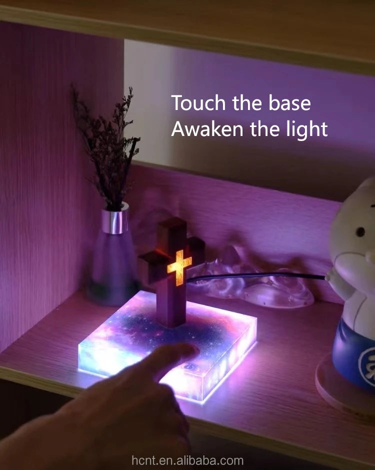 Magnetic Levitation Cross RGB
