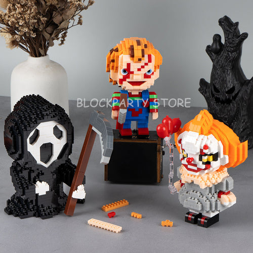 Horror Icon Block Figures