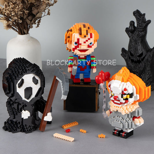 Horror Icon Block Figures