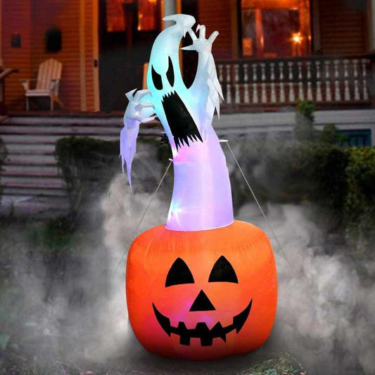 Pumpkin Ghost Inflatable Halloween Decoration