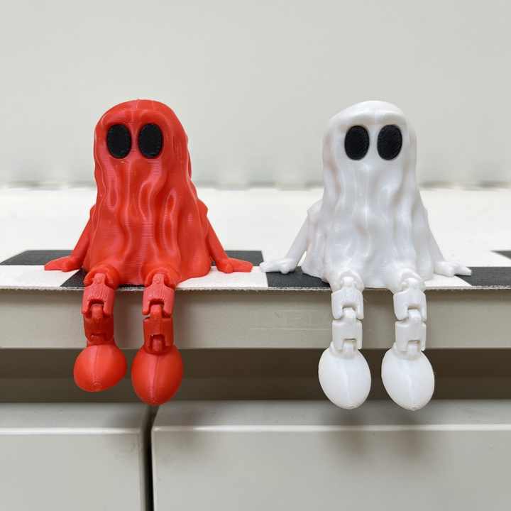 Jointed 3D-Printed Halloween Ghost