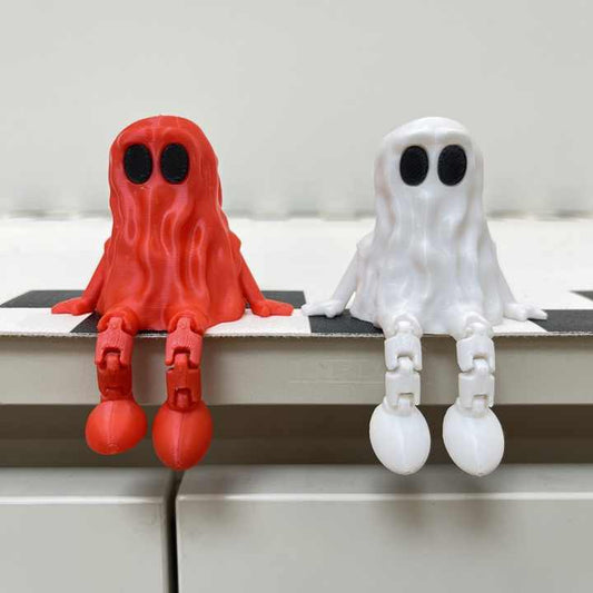 Jointed 3D-Printed Halloween Ghost
