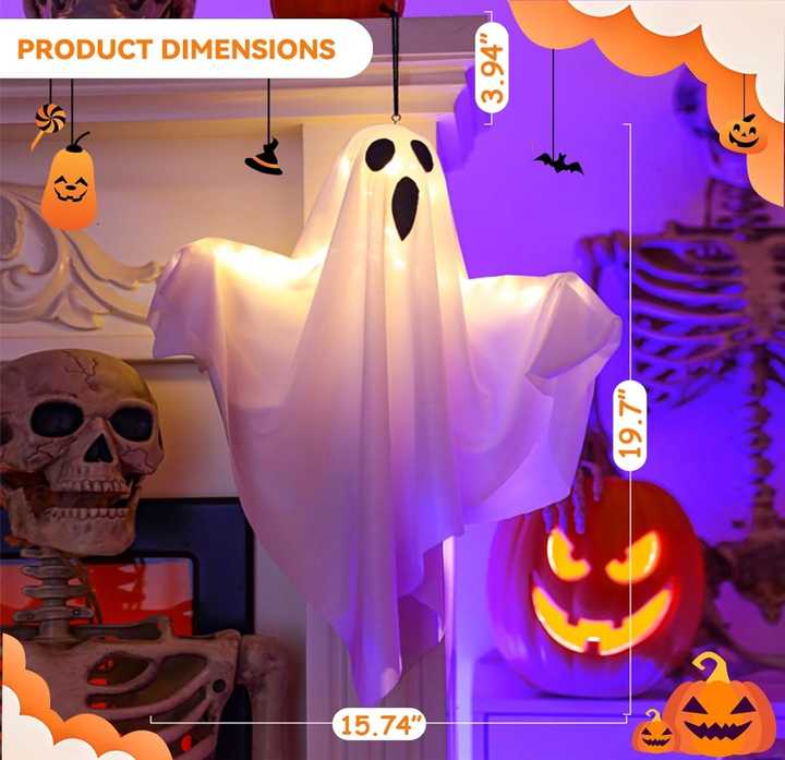 Whimsical Glowing Ghost Lights