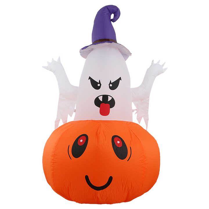 Pumpkin Ghost Inflatable Halloween Decoration