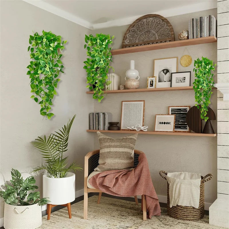 Artificial Hanging Plants Set of 3